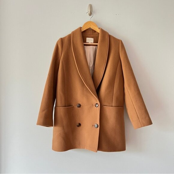Sezane James Wool Coat Size US Small - Picture 2 of 6